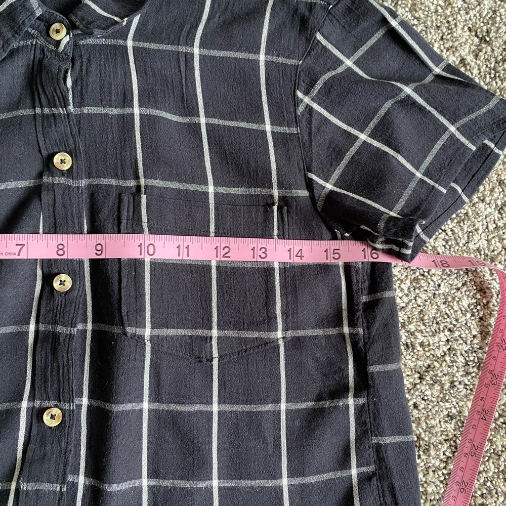 Abercrombie Windowpane Button Down Cotton Shirt - image 6